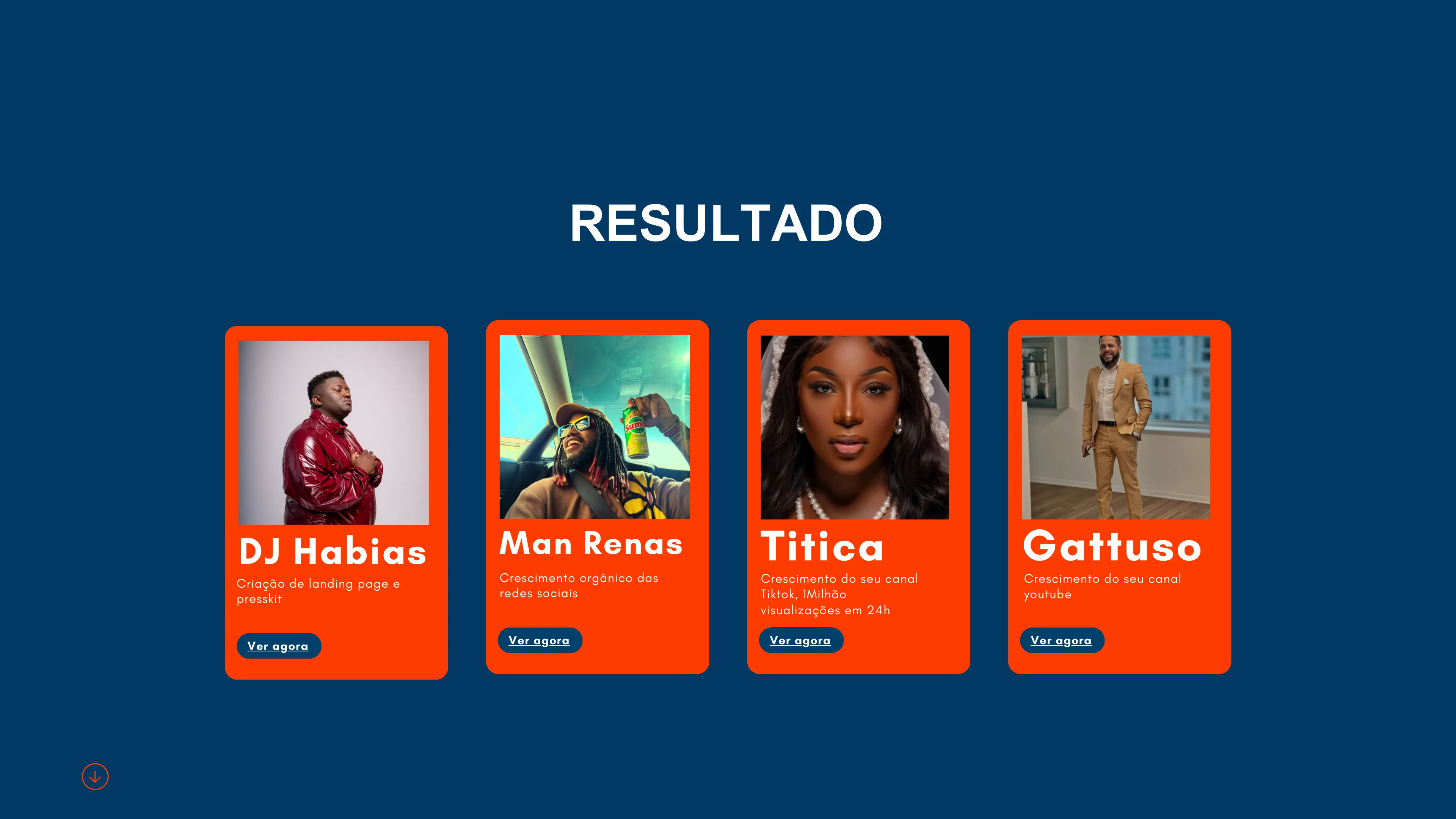 Página 11 do portfólio da Clenexium